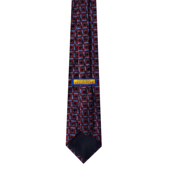 Cocktail Collection Geometric Pattern Necktie - Picture 2 of 2